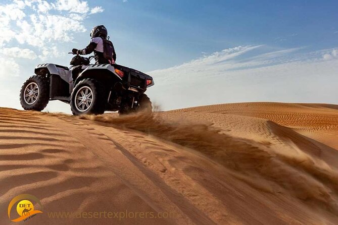 Dubai Desert Safari With Quad Bike, Sandboarding, Live Show & BBQ - Unforgettable Quad Bike Adventure