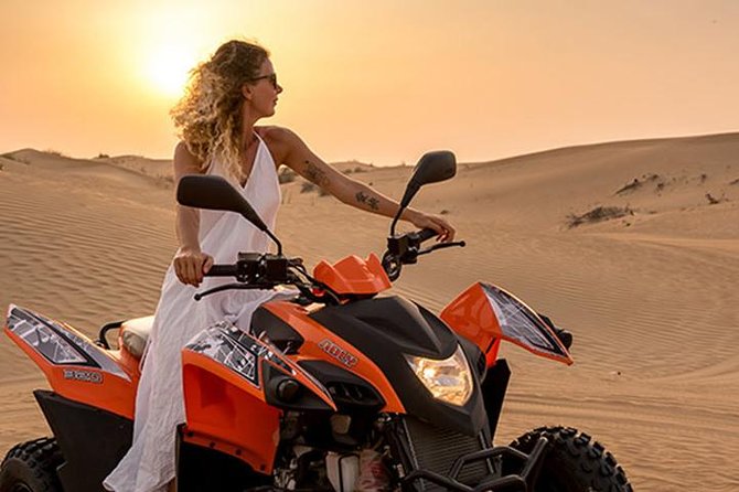 Desert Safari With BBQ Dinner, Quad Bike and Camel Ride Experience From Dubai - The Ultimate Desert Adventure: Quad Biking in Dubais Sand Dunes