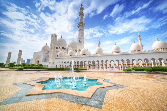 Dubai to Abu Dhabi Grand Mosque & Qasr Al Watan Palace - Tour Highlights: Sheikh Zayed Grand Mosque, Emirates Palace, and Etihad Towers