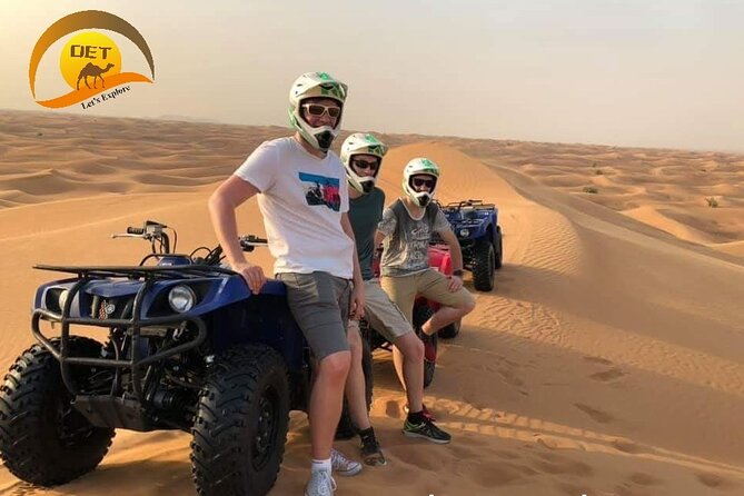 Dubai Desert Safari With Quad Bike, Sandboarding, Live Show & BBQ - Thrilling Sandboarding Experience