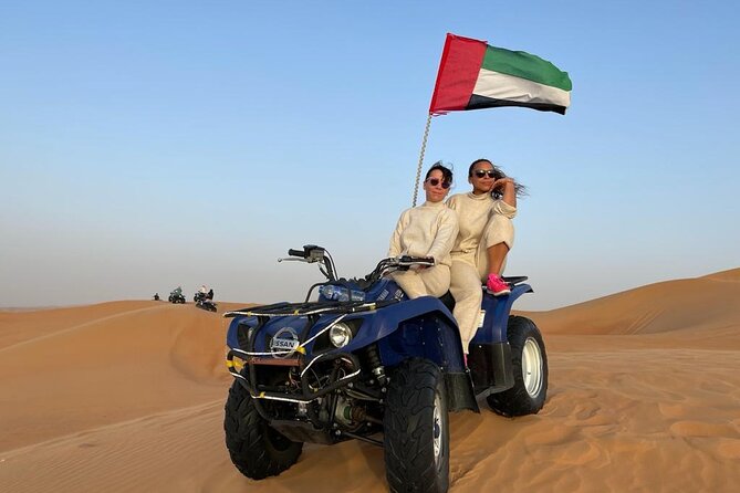 Dubai Dunes Safari With Quad Bike, Camel Ride, BBQ Dinner & Live Shows - Exhilarating ATV Bike Ride in the Desert