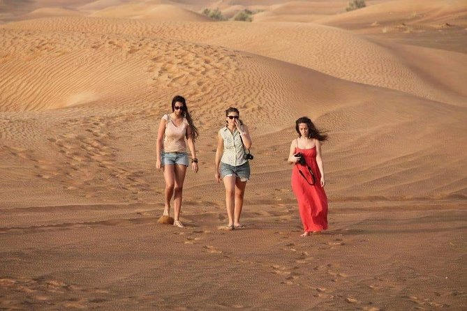 Dubai Morning Desert Safari With Dune Bash and ATV Ride - Unforgettable Camel Ride and Sandboarding