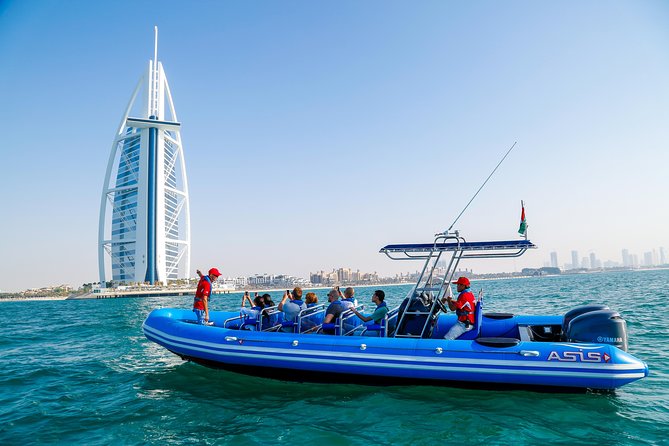 Dubai Palm Jumeirah and Palm Lagoon Guided RIB Boat Cruise 2023 - Captivating Commentary: Dive Into Dubais History and Culture