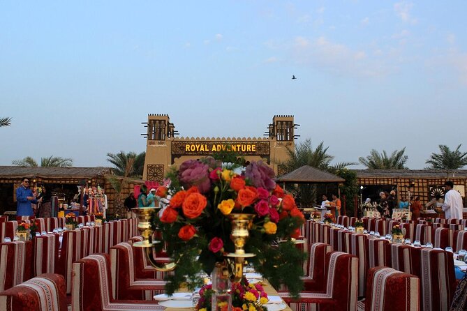 Dubai Royal Adventure Desert Safari Evening Tour - Exquisite International BBQ Buffet and Entertainment