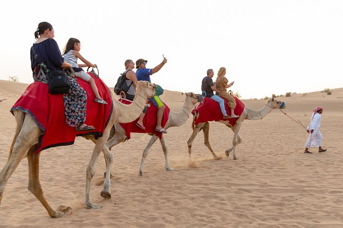 Dubai Desert 4x4 Safari With BBQ Dinner, Camel Ride,Sand Boarding - Witness the Traditional Tanoura Folk Dance