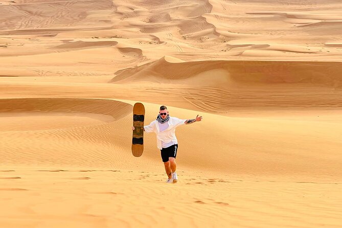 Thrilling Desert Safari Dubai, Sand Surf, Optional Camp Dinner - Indulge in a Delicious Optional Camp Dinner