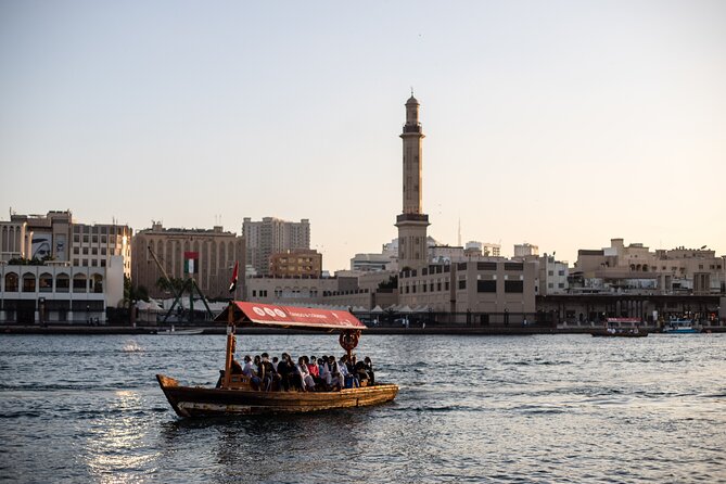 Dubai Aladdin Tour: Souks, Creek, Old Dubai and Tastings ( Small-Group) - Crossing the Historic Creek by Abra Water Taxi