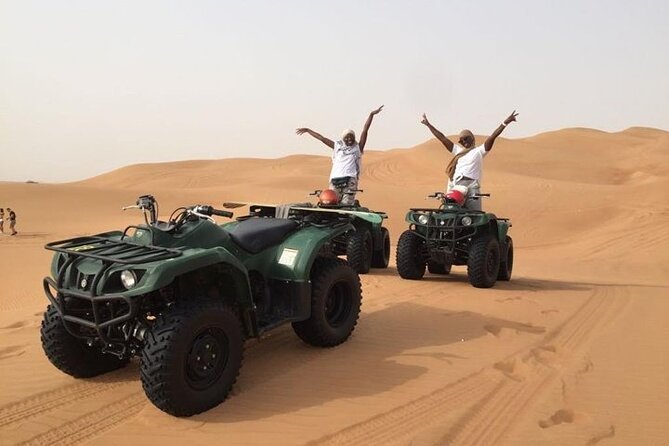 Dubai Self-drive Quad Bike, Sand Boarding, Camel Ride and Refreshments - Key Takeaways