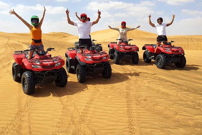 Dubai Desert Safari, Quad Bike Ride, Sandboarding, Camel Ride - Key Takeaways
