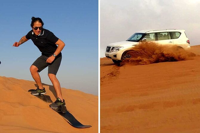 Thrilling Desert Safari Dubai, Sand Surf, Optional Camp Dinner - Key Takeaways